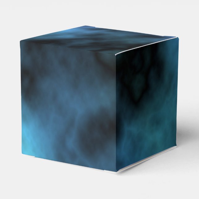 Cosmic Faux Blue Marble Favour Box (Back Side)