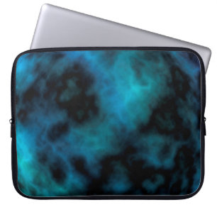 Cosmic Faux Blue Marble Laptop Sleeve