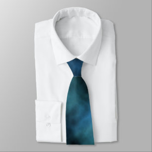 Cosmic Faux Blue Marble Tie