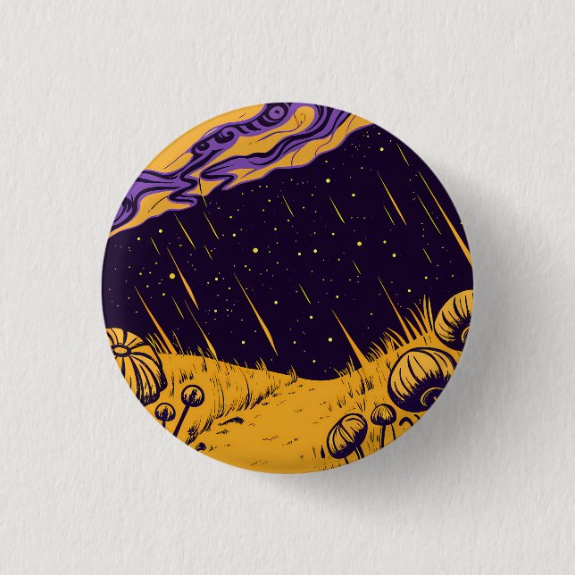 Cosmic Fields 3 Cm Round Badge (Front)