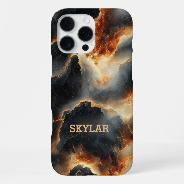 Cosmic Fire Personalised Phone Case (Back)