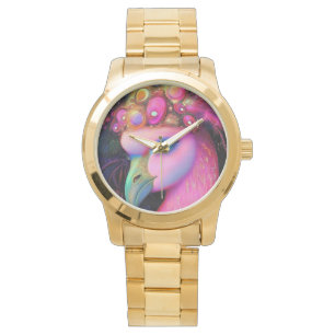 Cosmic Flamingo Queen Watch