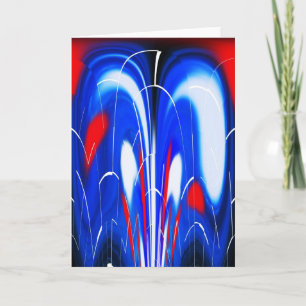 Cosmic flares holiday card