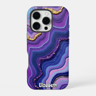 Cosmic Flow Abstract Art iPhone 16 Pro Case