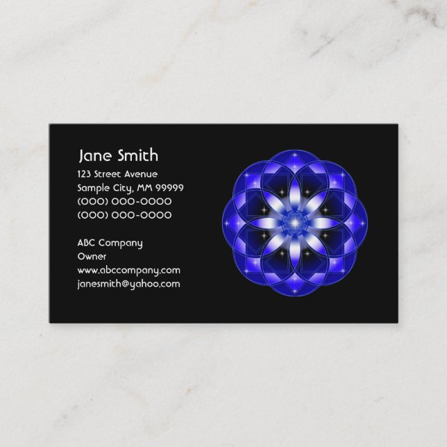 Cosmic Flower Business Card (Front)