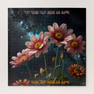 Cosmic Flower Galaxy & Universe Gift sets Jigsaw Puzzle