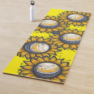 Cosmic Flower Yoga Mat