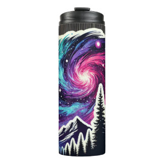 Cosmic Forest: Galaxy Meets Nature Thermal Tumbler