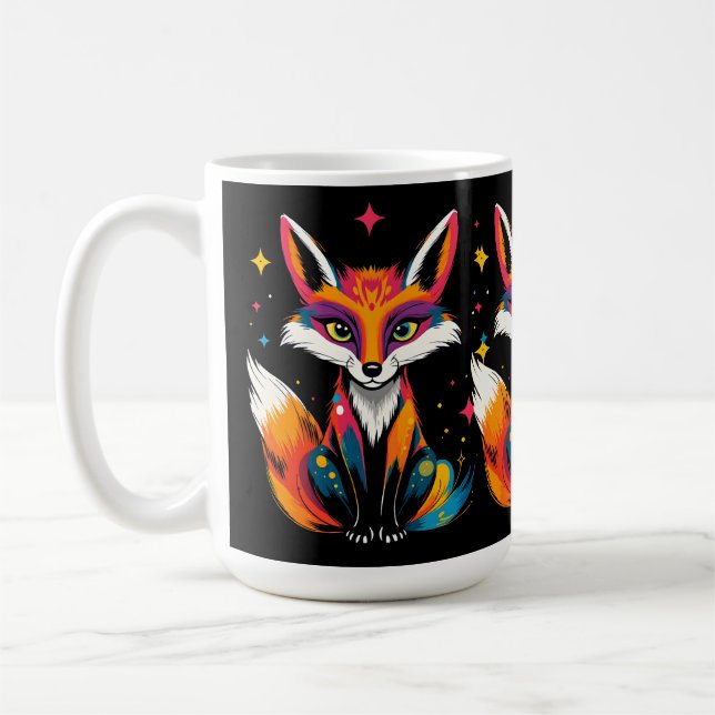 Cosmic Fox Coffee Mug (Left)