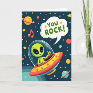 Cosmic Friend Birthday Card