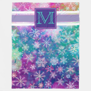 Cosmic Frost Fleece Blanket