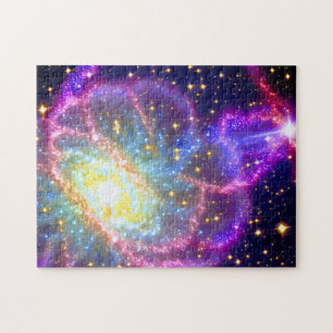 Cosmic Fun Purple Party Chaotic Event in Universe Jigsaw Puzzle