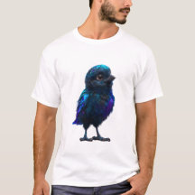 Cosmic Galaxy Blue Bird Men