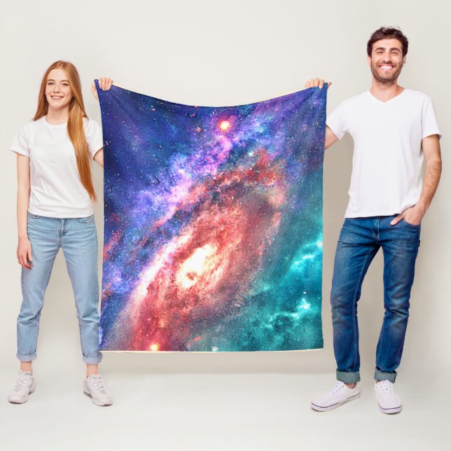 Cosmic Galaxy Dream Art Fleece Blanket (In Situ)