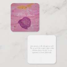 Cosmic Galaxy Pink Watercolor Birthday