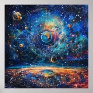 Cosmic Galaxy Poster