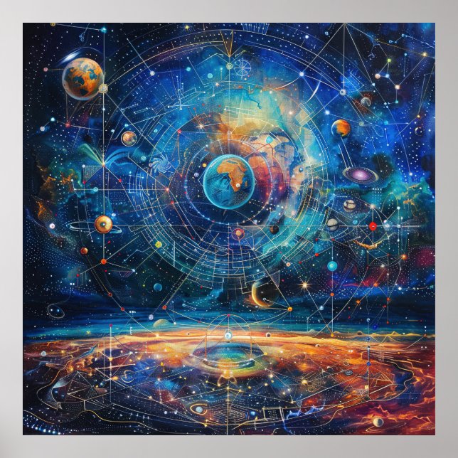 Cosmic Galaxy Poster (Front)