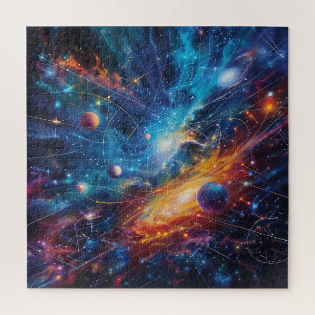 Cosmic Galaxy Puzzle (Vertical)