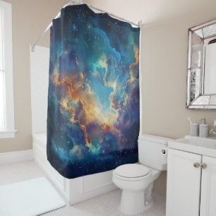 Cosmic Galaxy Shower Curtain
