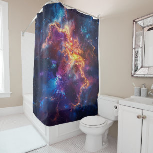 Cosmic Galaxy Shower Curtain