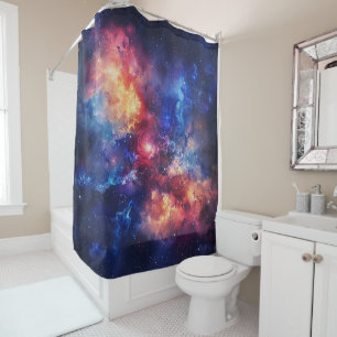 Cosmic Galaxy Shower Curtain