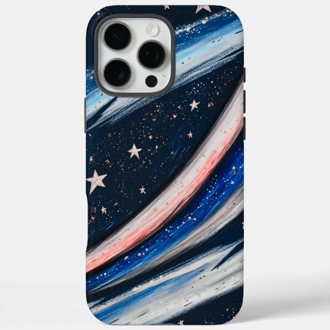 Cosmic Galaxy Swirl Phone Case (Back)