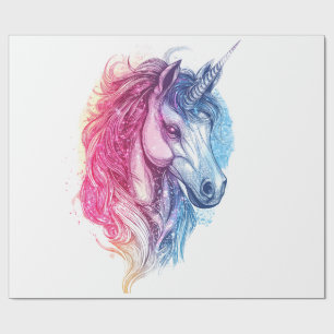 Cosmic Galaxy Unicorn (1) Wrapping Paper