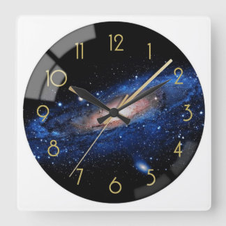 Cosmic Galaxy Wall Clock