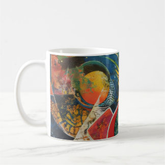 Cosmic Garden Abstract Art Coffee Mug