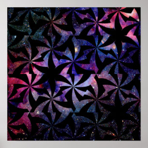 Cosmic geometric poster