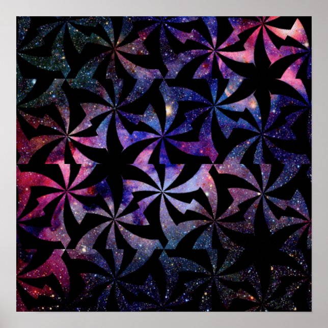 Cosmic geometric poster (Front)