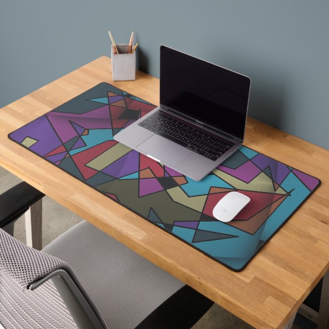 Cosmic Geometry Explosion Desk Mat (Office 2)
