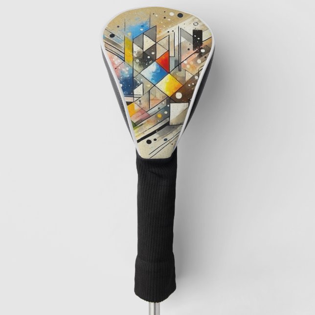 Cosmic Geometry Golf Head Cover (Front)