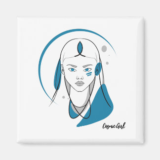 "Cosmic Girl" Blue Magnet