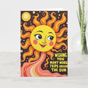 Cosmic Glow Birthday Card