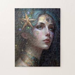 Cosmic Goddess Fantasy Art Jigsaw Puzzle