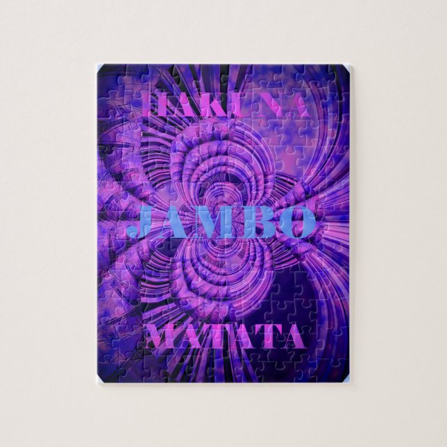 Cosmic Hakuna Art Print Jigsaw Puzzle (Vertical)