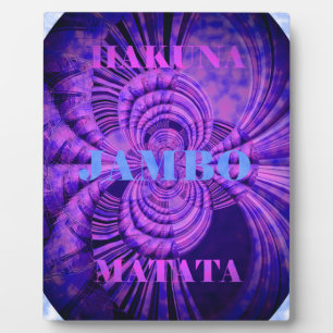 Cosmic Hakuna Art Print Plaque