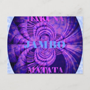 Cosmic Hakuna Art Print Postcard