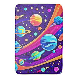 Cosmic Harmony Art Bath Mat