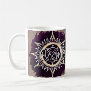 Cosmic Harmony Sun & Moon Design Coffee Mug