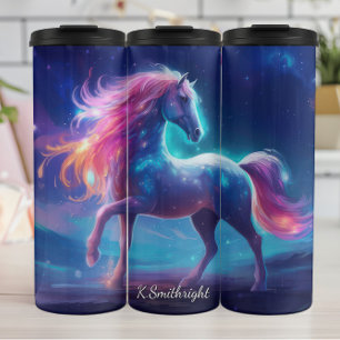 Cosmic Horse Galaxy Mane Stars Thermal Tumbler
