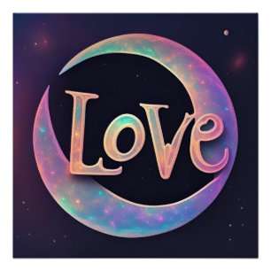 Cosmic I Love You Poster