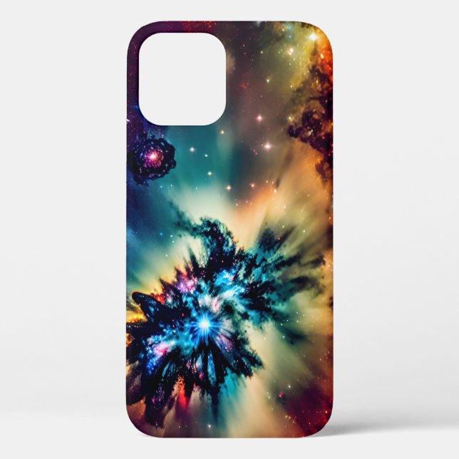 Cosmic indigo colours mystic mesmerising landscape Case-Mate iPhone case (Back)