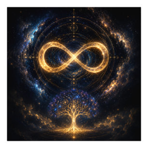 Cosmic Infinity Tree Of Life Photo Print