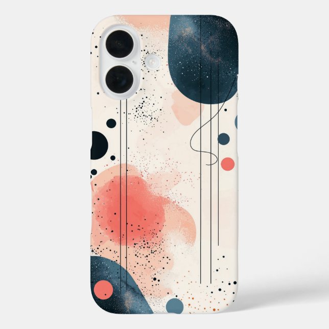 Cosmic Ink Flow Phone Case (Back)
