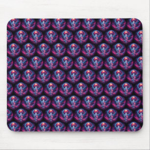 Cosmic Jellyfish Artwork Galaxy Mouse Pad