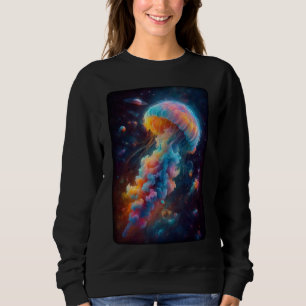 Cosmic Jellyfish Artwork Sweatshirt