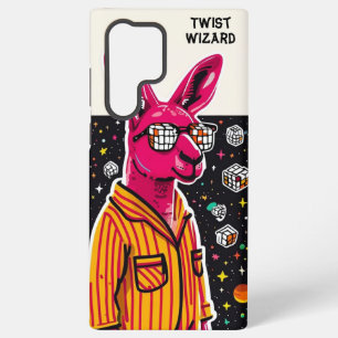 Cosmic Kangaroo in Pyjamas with Cubes Samsung Galaxy Case