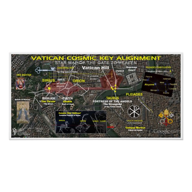 Cosmic Key - Chi Rho Poster (Front)